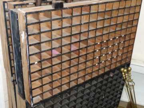 Ten multi-pigeon hole cabinets