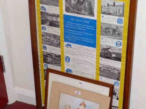 Framed print of Durham, Newcastle Breweries, Blue Star photograph and...