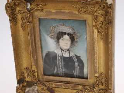 An early 19th Century portrait miniature of a lady, signed C.F. McKechney...