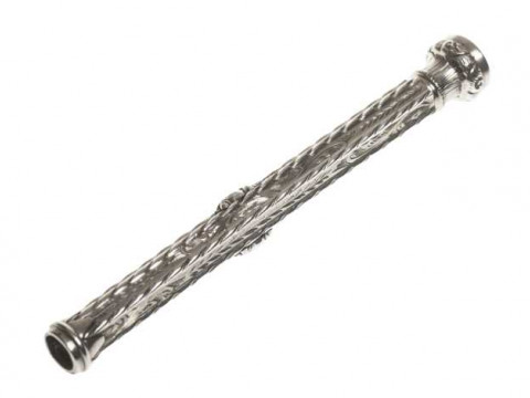 An Edwardian silver propelling pen and pencil, William Vale & Sons, Birmingham...