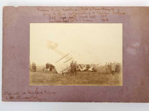 John Alcock (1892-1919), English pilot, and Arthur Whitten Brown (1886-1948),...