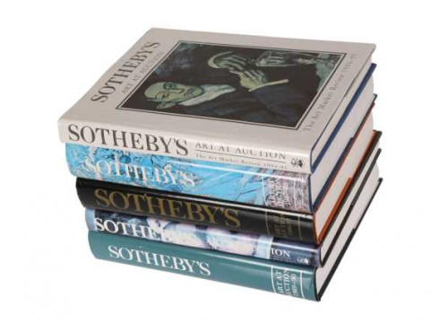 A group of four Sothebys annuals, 1989-90, 1992-93, 1986-87, 1994-95 and...