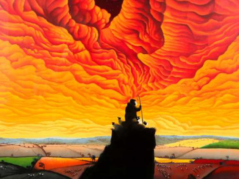 Mackenzie Thorpe (b.1956), 'First Light', signed, titled and numbered...
