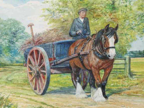 Dorothy Margaret & Elizabeth Mary Alderson (1900-1992) (1900-1988), Horse...