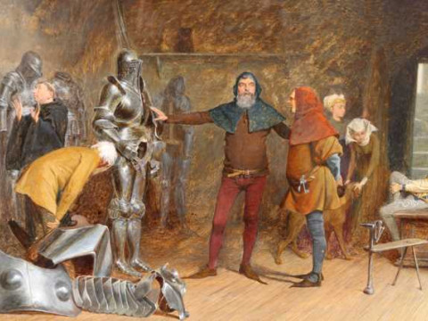 Valentine Walter Bromley (1848-1877), 'A Visit to the Armoury', signed...