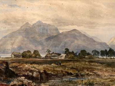 Scottish School (19th Century), Ballachulish, unsigned, inscribed verso,...