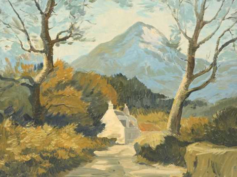 Samuel (Sam) Chadwick (1902-1992), Cottage in the Lake District, signed...