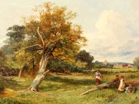 David Bates (1840-1921), Sutton Coldfield, signed and dated 1897 lower...