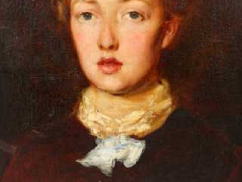 Attributed to Charles Kay Robertson (fl.1892-1902), Portrait of a boy,...