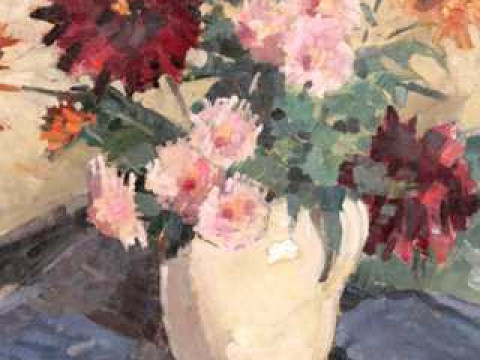 Irene Ryland (1910-1951), 'The Dark Dahlia', signed lower right, Royal...
