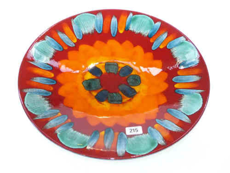 Poole pottery charger, 41cm diameter