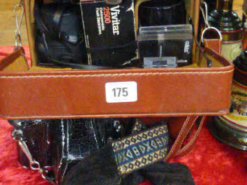 Nikon camera with accessories and case