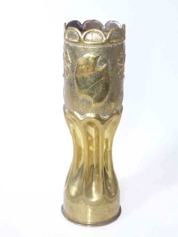 Trench Art: a somme 1918 vase