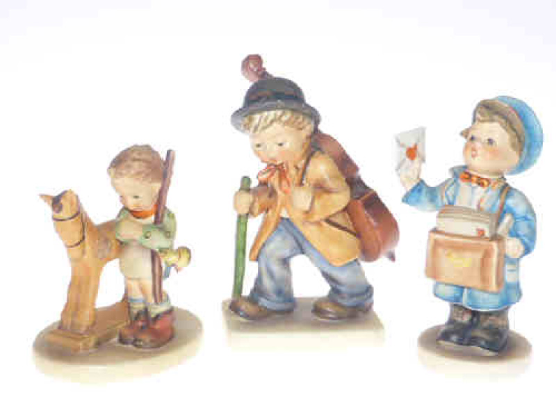 Group of three Hummel figures