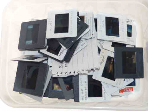 Group of steam railway slides, approximately 100, mainly colour