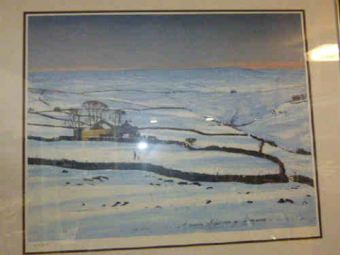 Peter Brook, Drawing a good view in the Dales, limited edition print 159/275,...