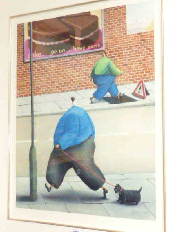 Sarah-Jane Szikora, Death by chocolate, limited edition print 163/195, signed, titled and numbered in pencil, framed