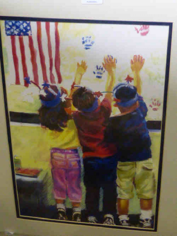 Anne Vaclavik, hand prints, print, unframed