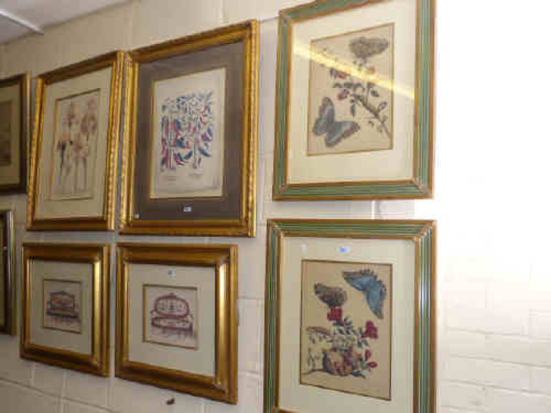 Group of eleven good furnishings pictures