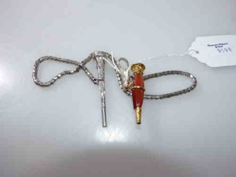 Two watch keys