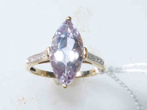 Diamond dress ring, size P