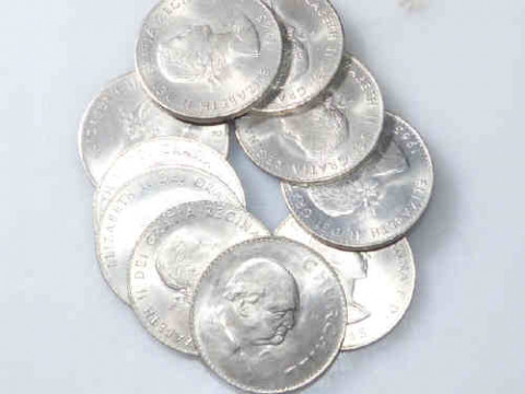 Ten Churchill crowns