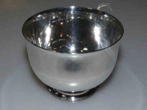 Silver bowl, J.B. Chatterley, London 1934, 4.9 troy ozs