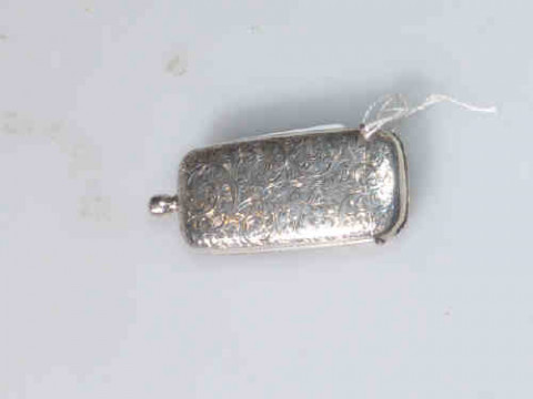 Silver sovereign case and vesta combination, Birmingham 1910, 1.2 troy...