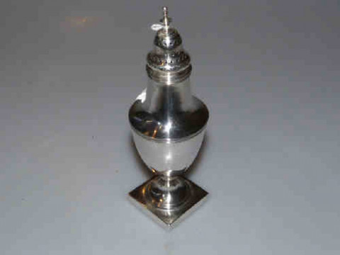 George III silver sugar caster, Peter, Anne & William Bateman, London...