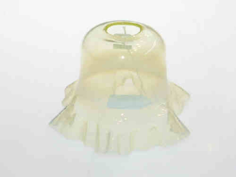 Small vaseline glass light shade
