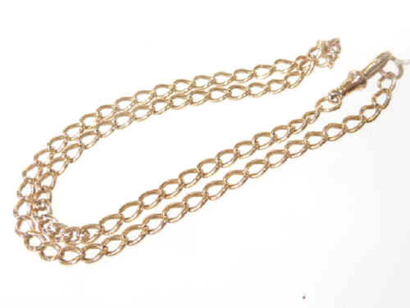 9ct gold chain, approximately 18grams, 44cm
