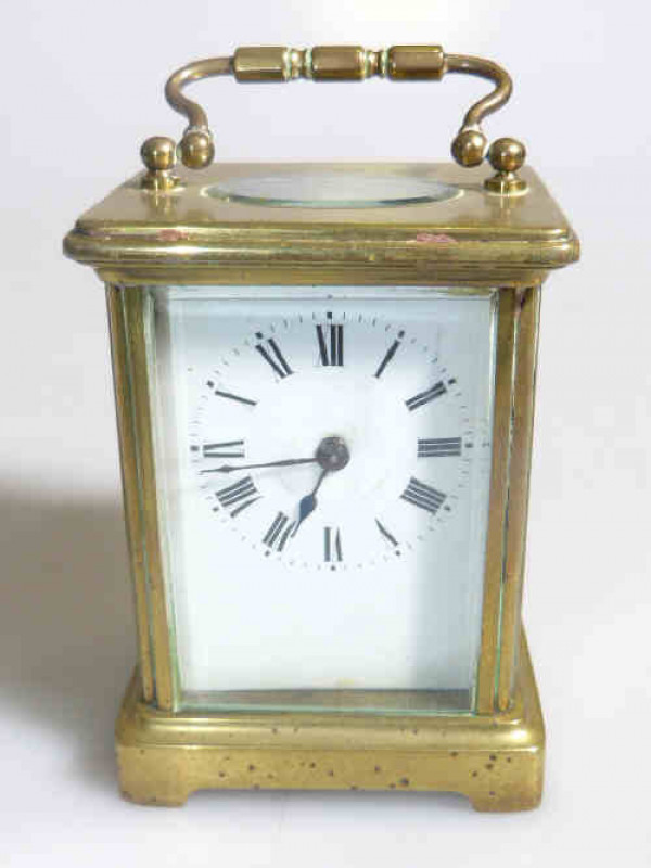 Brass carriage clock