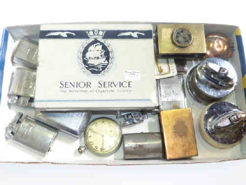 Collection of cigarette lighters