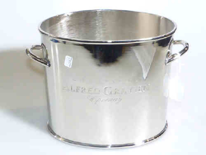 Silver plated 'Alfred Gratten' champagne bucket