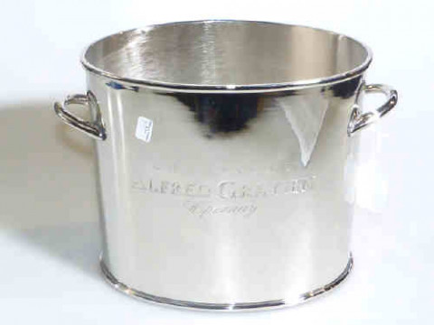 Silver plated 'Alfred Gratten' champagne bucket