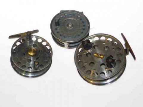 Hardy's St. Aidan fly reel and two others