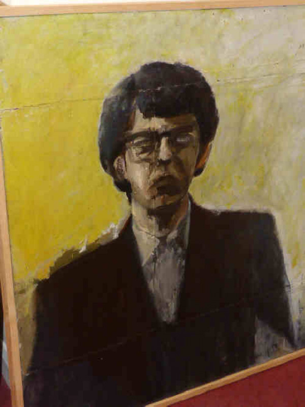 David Carr, portrait oil, 99cm x 90cm, framed