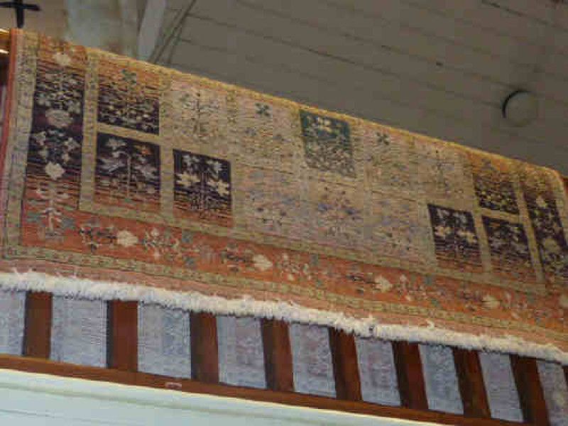 Egyptian floral decorated carpet 2.35 x 1.60