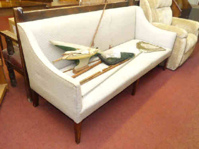 Edwardian six leg sofa