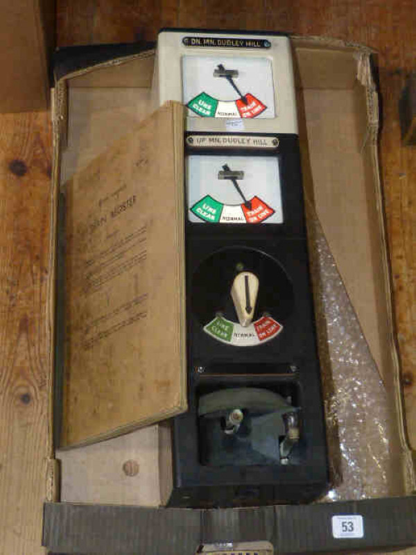 Train register book and railway line token unit