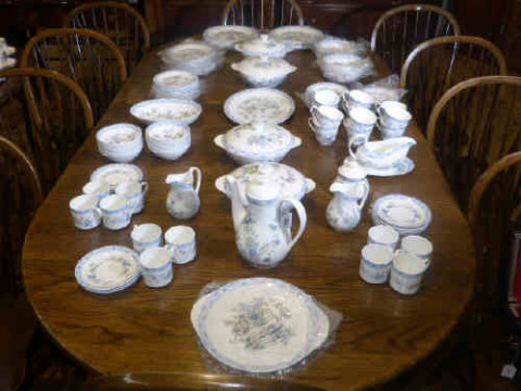 Royal Doulton 'Coniston' pattern dinner, tea and coffee service, mostly...