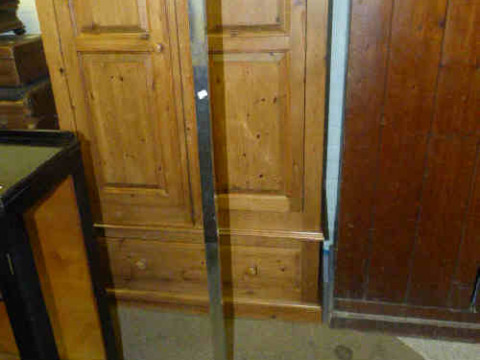 Chrome finish standard lamp base
