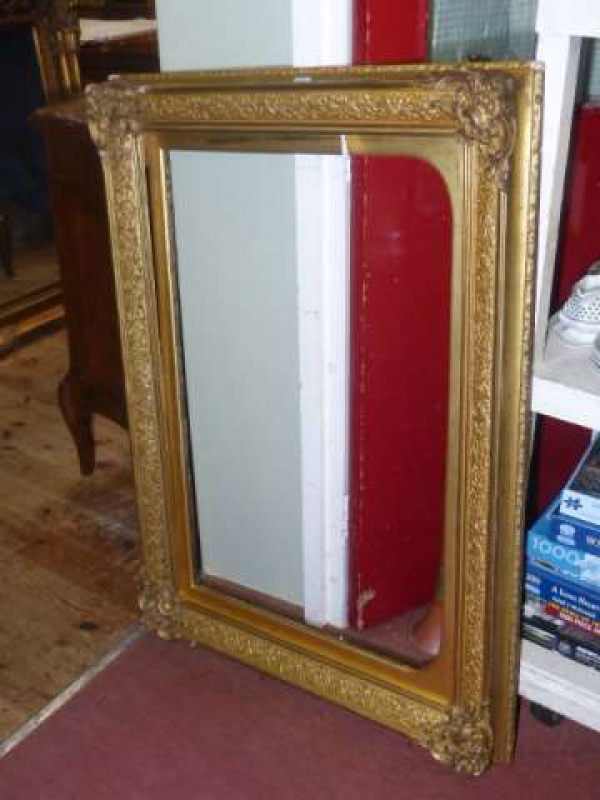 19th Century ornate gilt frame