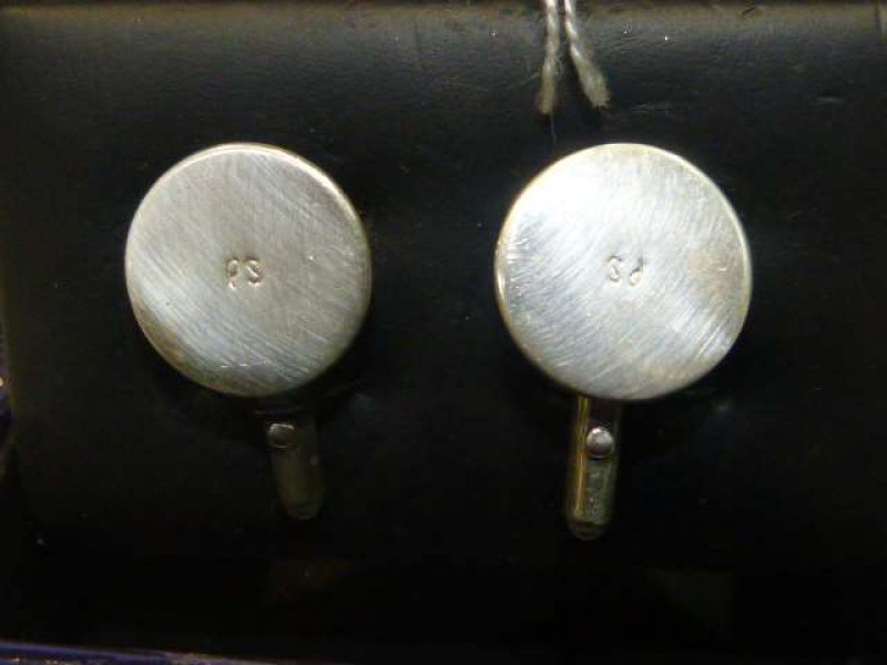Pair of Paul Smith silver cufflinks, hallmarked and boxed