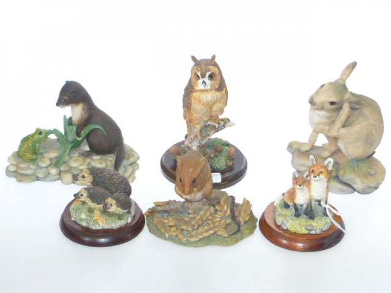 Collection of six Border Fine Arts animals
