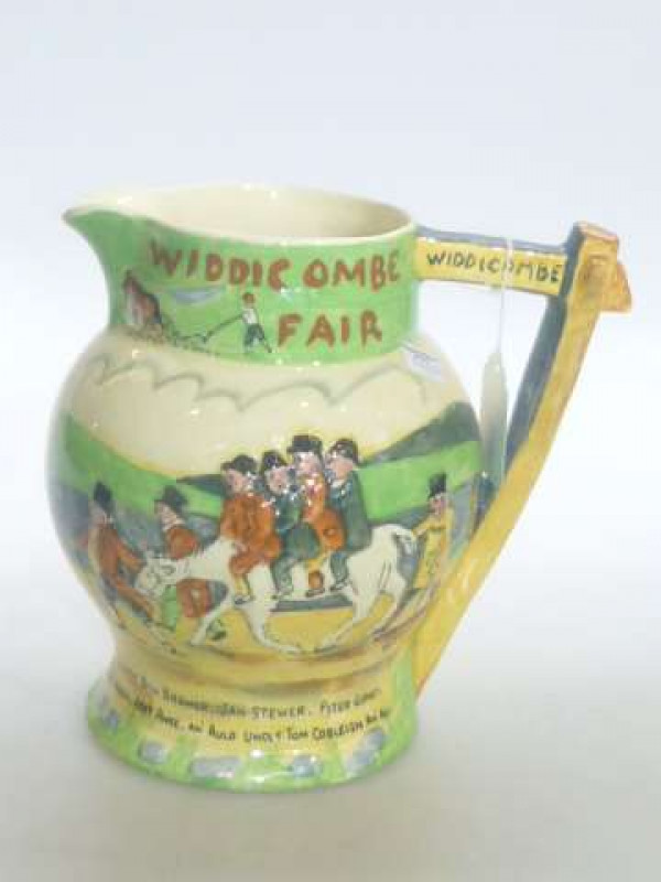 Crown Devon musical Widdicombe Fair jug