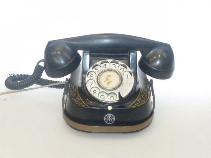 Vintage bell Bakelite telephone
