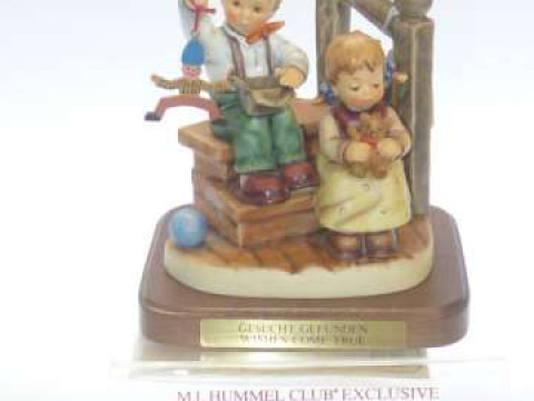 Hummel Club exclusive group 'Wishes come true' boxed with certificate