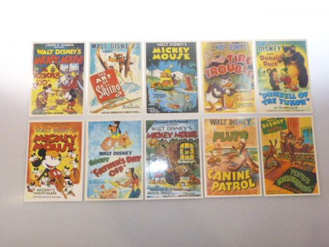 Collection of Walt Disney postcards