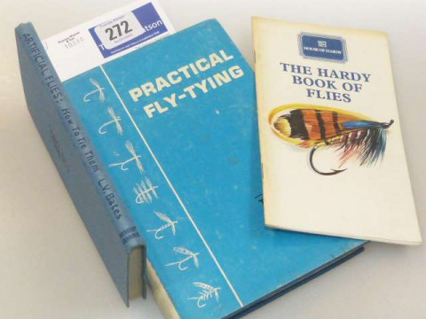 Hardy book of flies and two other fly tying books
